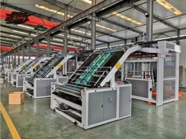 Semi Automatic Carton Paper Flute Laminating Corrugated Package Machine